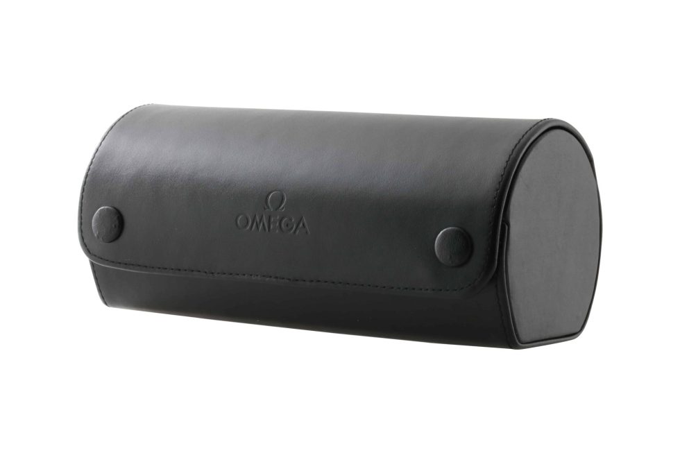 Lot #14735 – Omega 3 Watch Leather Travel Carrying Case Omega Omega Travel Case