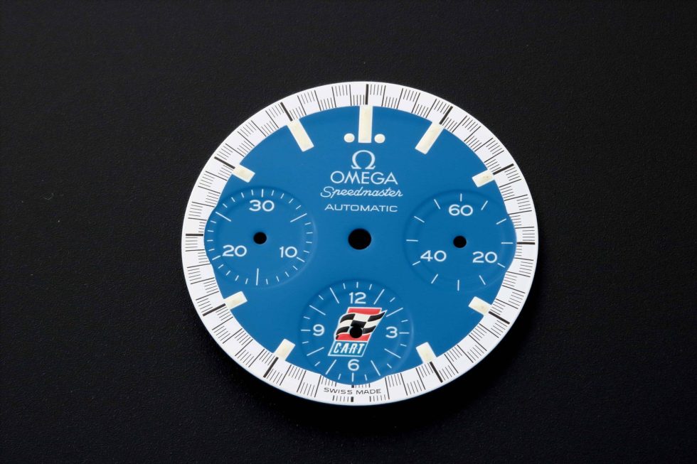 Lot #12355 – Omega 3510.80 Speedmaster CART Logo Blue Dial Parts 3510.81 Omega 3510.81 Dial