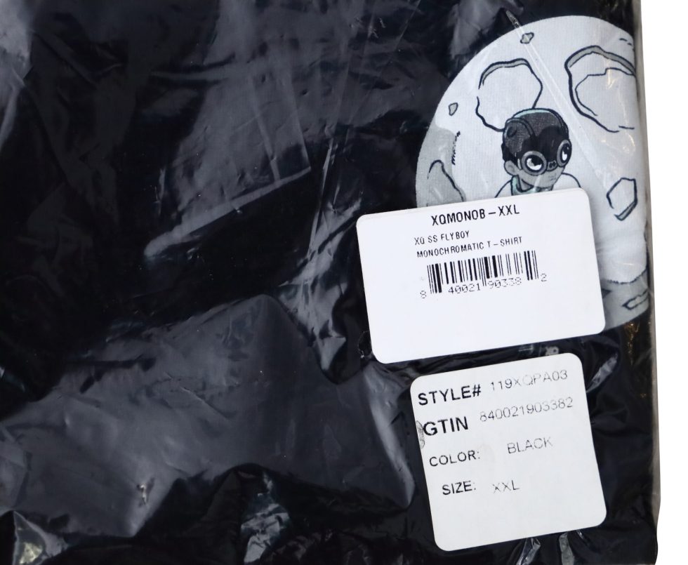 Lot #14347 – Hebru Brantley XQ SS Flyboy Monochromatic T Shirt Black XXL Clothes & Shoes Hebru Brantley