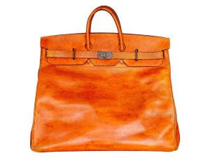Lot #14255A – Hermes Leather Travel Bag HAC 50 Hermes Hermes HAC 50