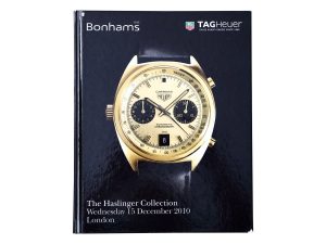Lot #14834 – Bonhams Haslinger Collection Tag Heuer Watch Catalog London 2010 Collector's Bookshelf Haslinger Collection
