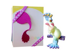 Lot #14283 – Coarse Toys Paw Pastel Rainbow 12In Sculpture Tokyo Special Art Toys Coarse Toys