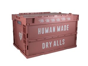 Lot #13122 – Human Made Storage Crate Container 50L Pink Crates Human Made Container