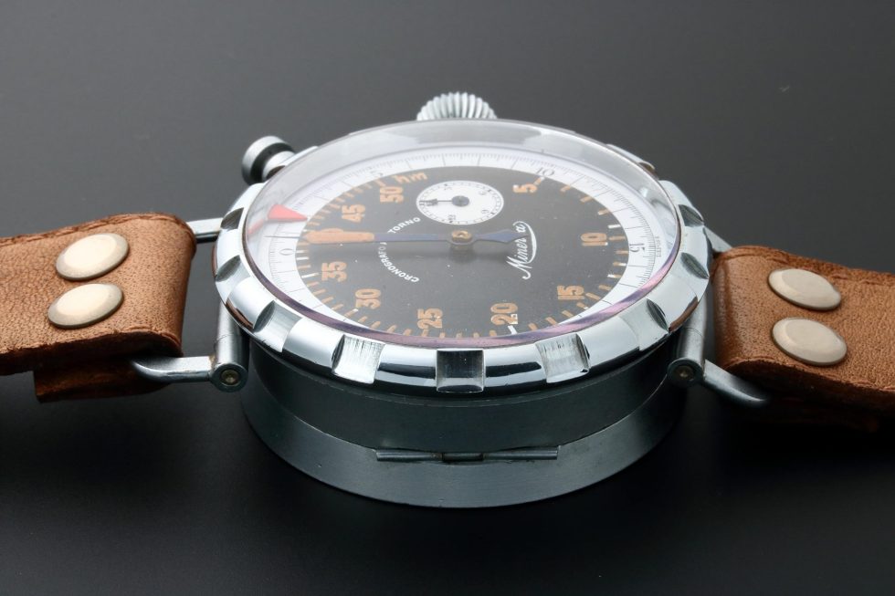 11542 Minerva Cronografo a Ritorno WWII Military Pilot Watch – Baer & Bosch