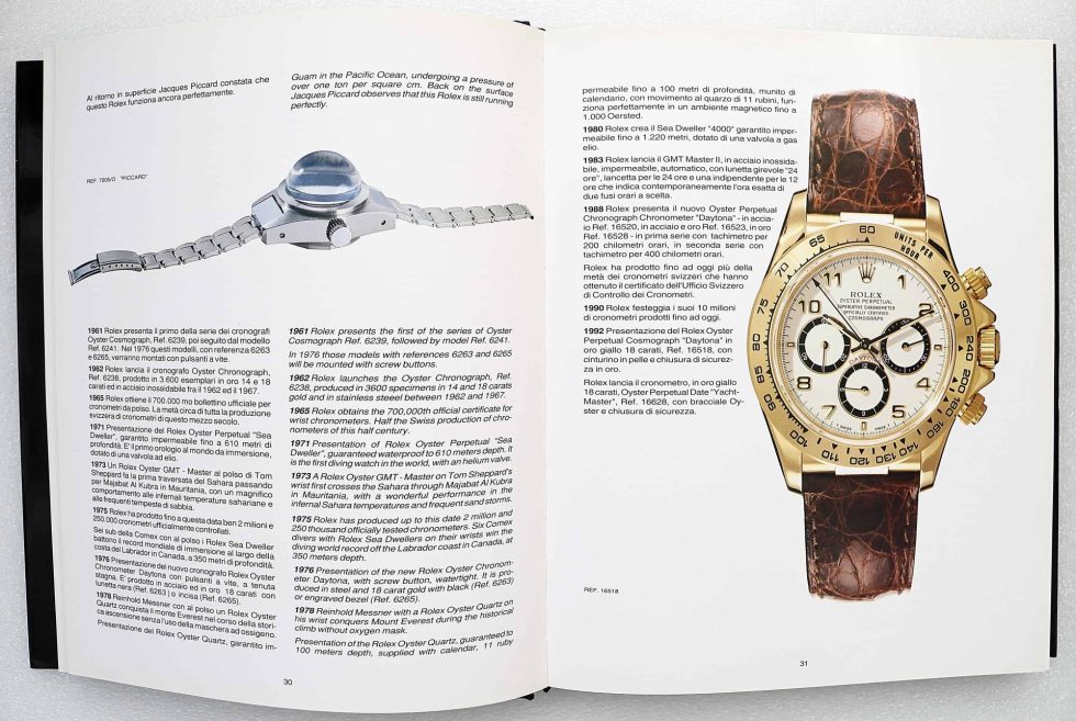 Lot #14216 – Orologi Da Polso Rolex Wristwatches Book by Osvaldo Patrizzi Collector's Bookshelf Books