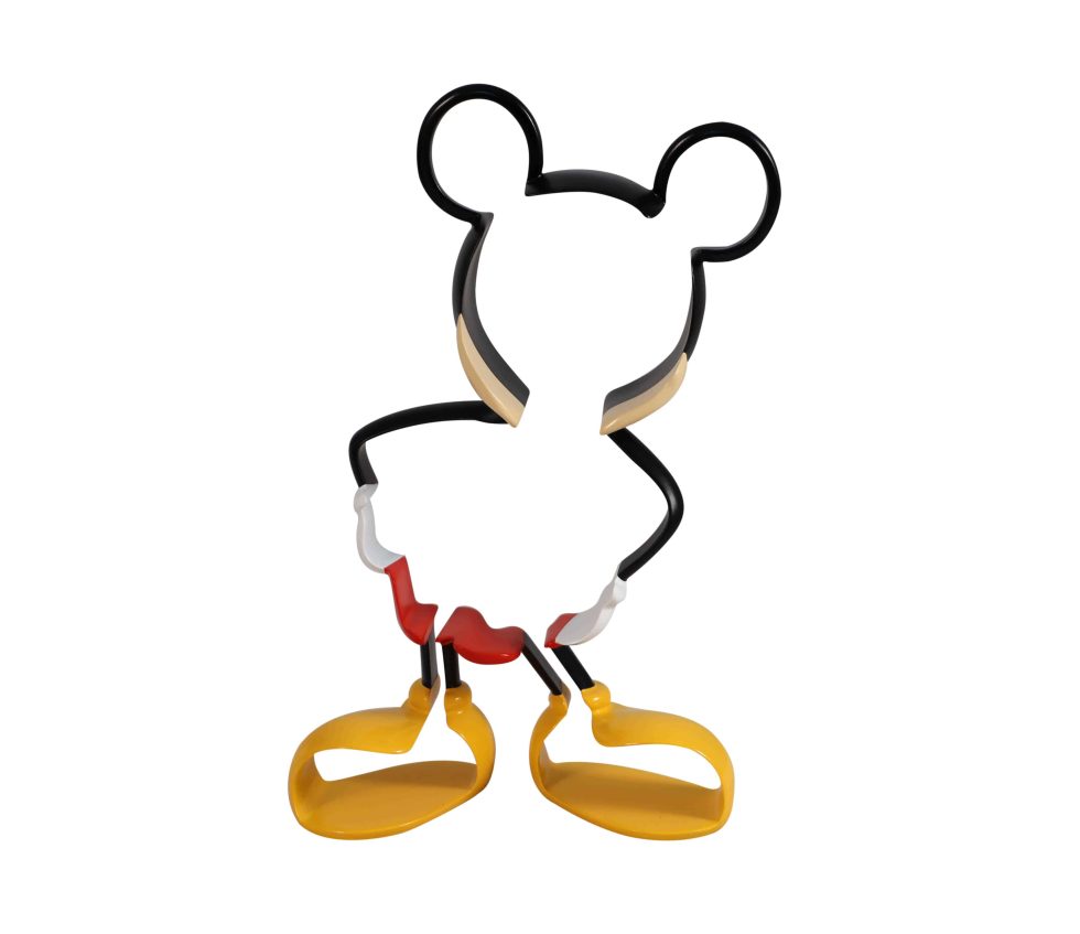 11983 Xu Zhen Experience Mickey Bronze Sculpture Limited Edition – Baer & Bosch