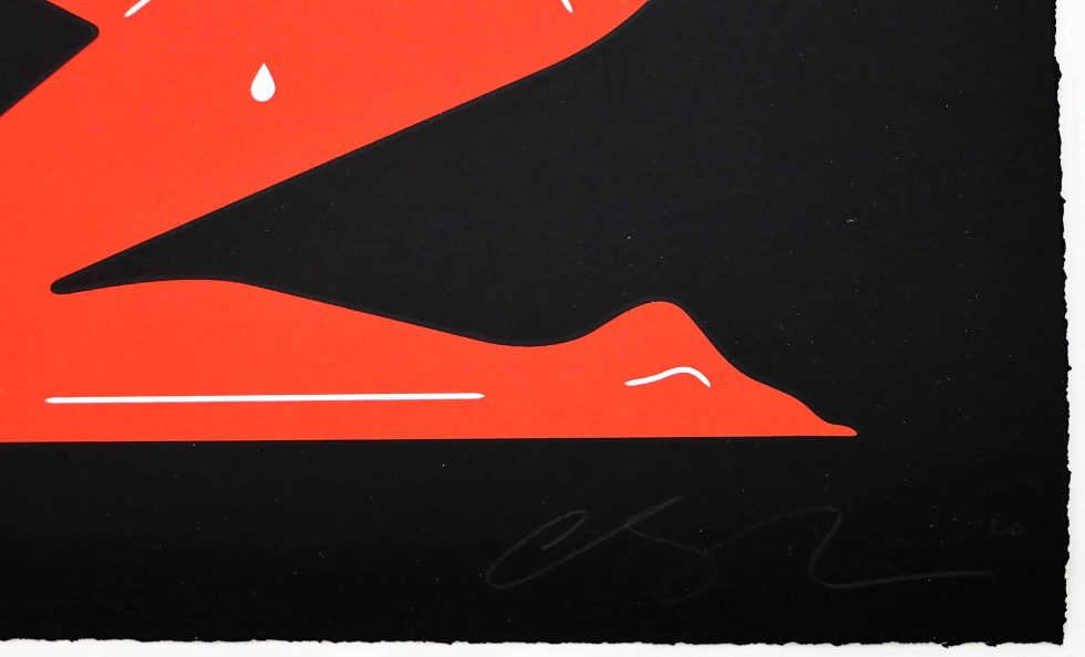 Lot #14445 – Cleon Peterson World on Fire Black Screen Print Art Cleon Peterson
