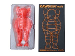 Lot #14452 – KAWS What Party Orange Sculpture Figure KAWS KAWS