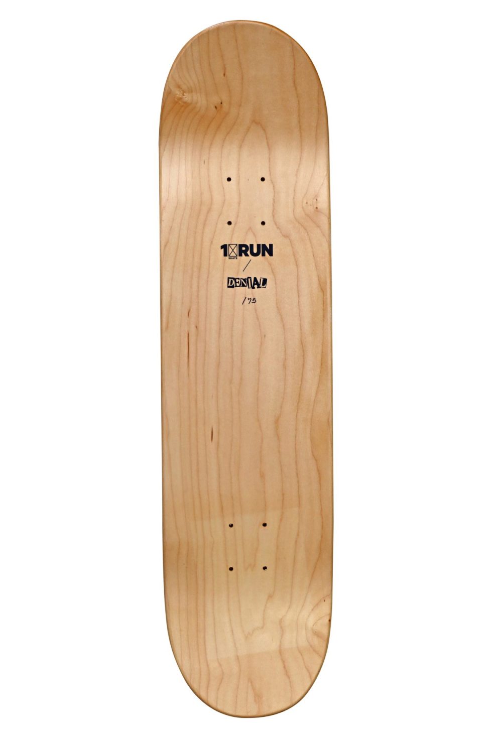 Lot #13934 – DENIAL x 1xRun Alternative Medicine Skateboard Limited Edition Denial Denial Skateboard