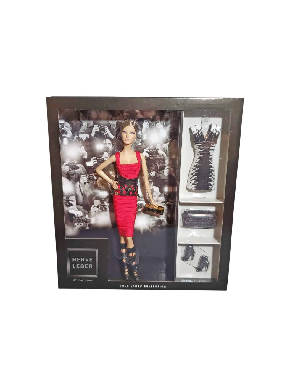 Lot #12316 – Barbie Herve Leger Max Azria Collectors Doll Gold Label NEW Art Toys Barbie