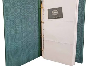 Lot #14691 – Gigliodoro Pelletterie Calf Leather Green Photo Album With Extra 20 Pages Accessories Gigliodoro Pelletterie