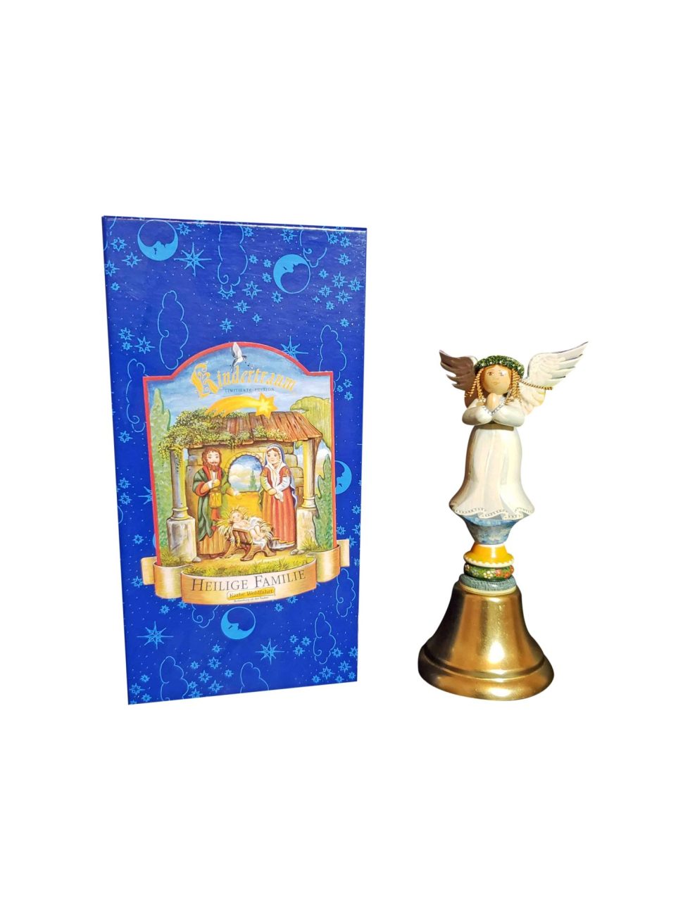 Lot #14677 – Kathe Wohlfahrt Kindertraum Childhood Dreams Angel Bell German LTD ED NIB Art Kathe Wohlfahrt