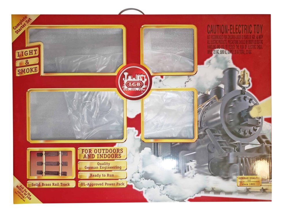 Lot #14668 – LGB Light & Smoke Electric Train Starter Set Box Complete Art Toys LGB