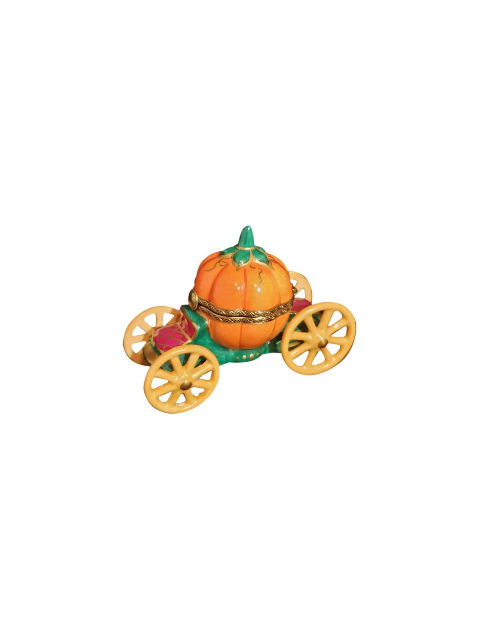 Lot #12332 – Limoges Cinderella Pumpkin Carriage Art Limoges