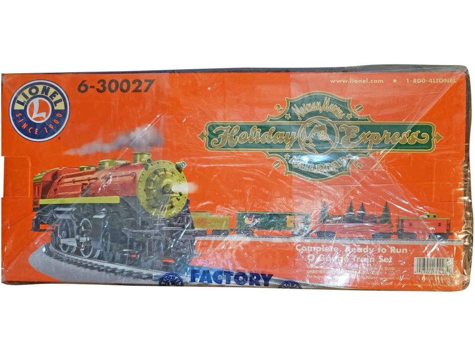 Lot #12326 – Lionel Electric Train Set Neiman Marcus Holiday Express SEALED Art Toys Lionel