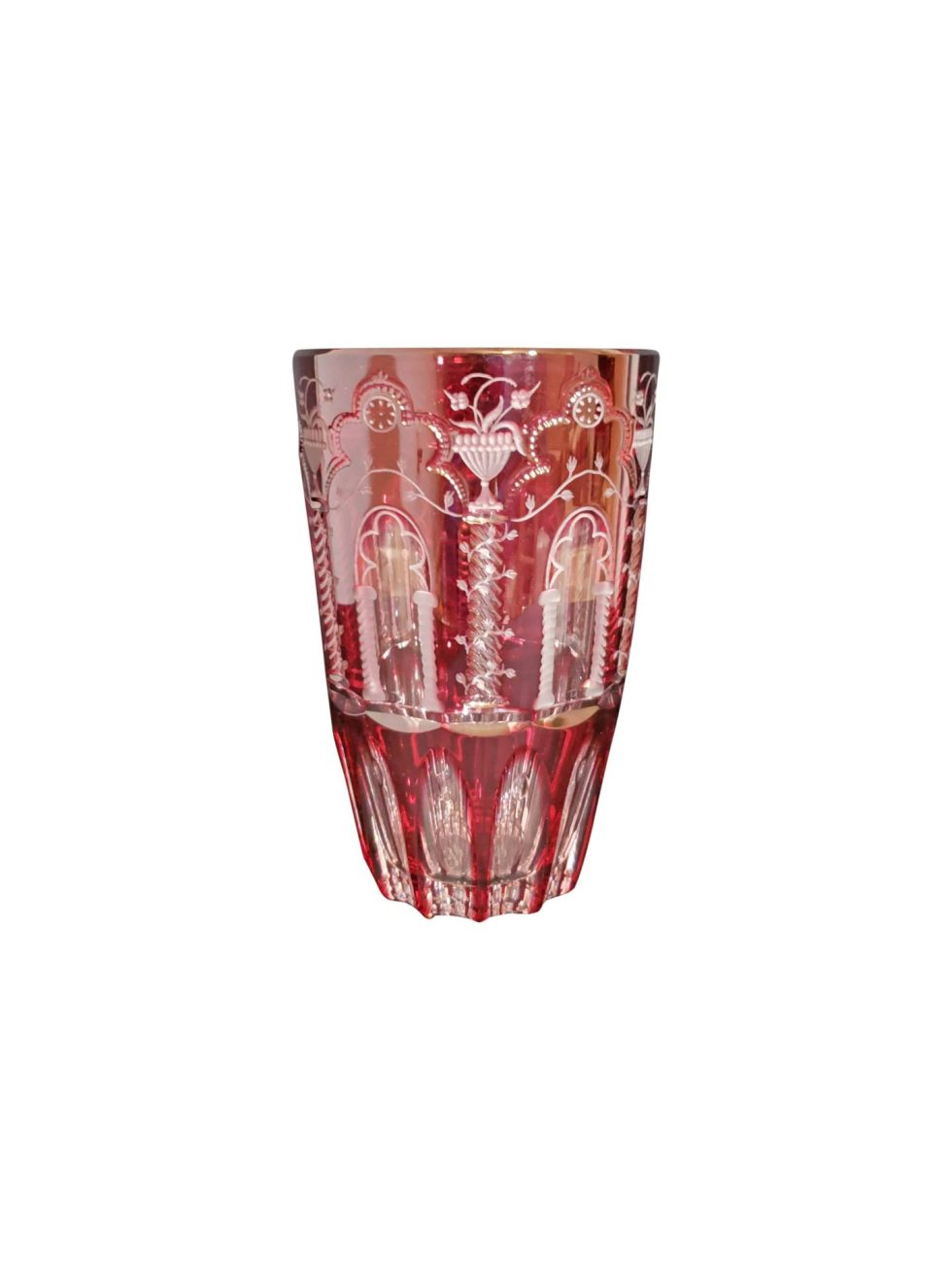 12223 Varga Art Crystal Vase Signed Limited Edition of 5 – Baer & Bosch