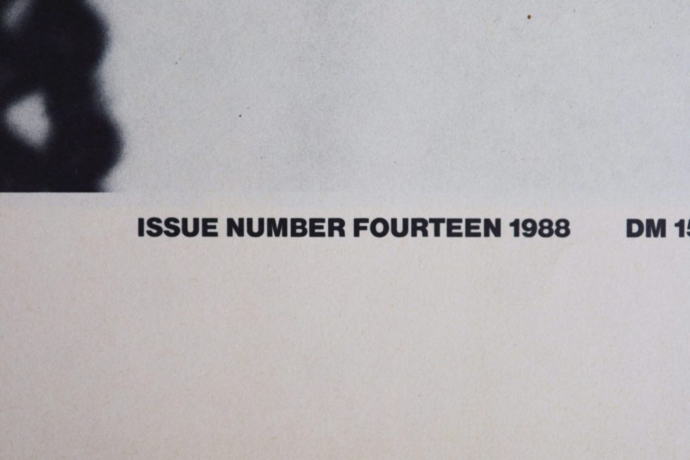 13154 Vintage Manipulator Magazine Issue 14 Year 1988 – Baer & Bosch