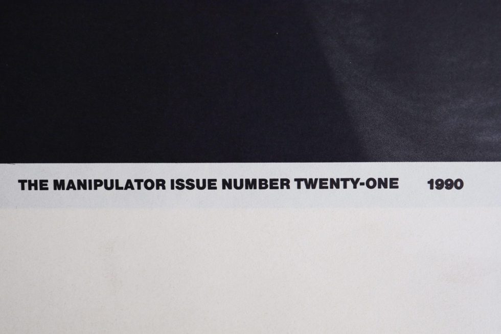 13164 Vintage Manipulator Magazine Issue 21 Year 1990 – Baer & Bosch