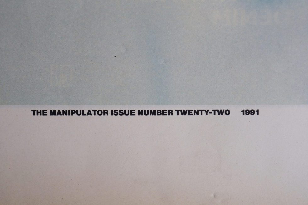 Lot #12559 – Vintage Manipulator Magazine Issue 22 Year 1991 Collector's Bookshelf Magazine