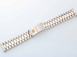 Lot #13437 – Omega 1469/813 Speedmaster 18MM Tutone Watch Bracelet Full Ink 1469/813 Omega 1469/813