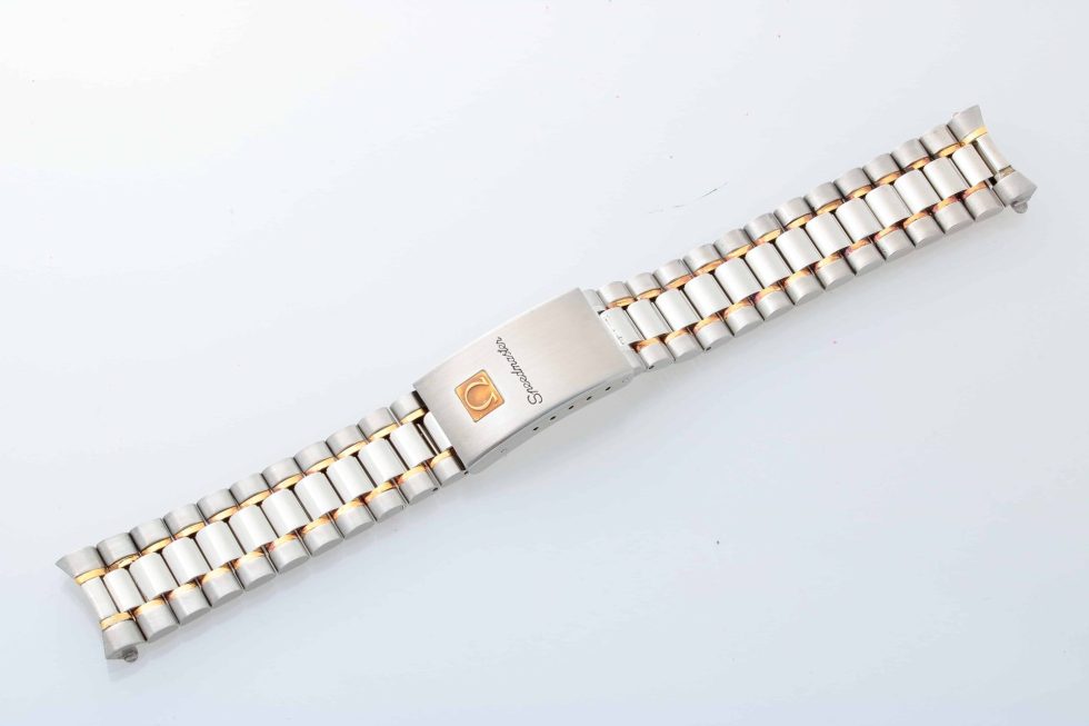 Lot #12336 – Omega 1469/813 Speedmaster 18MM Tutone Watch Bracelet Full Ink 1469/813 Omega 1469/813