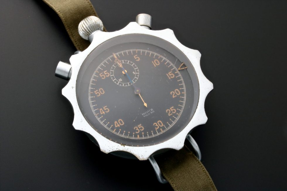 12968 Bouz Wien XII Pilot WWII Chronograph Military Stopwatch – Baer & Bosch Watch Auctions