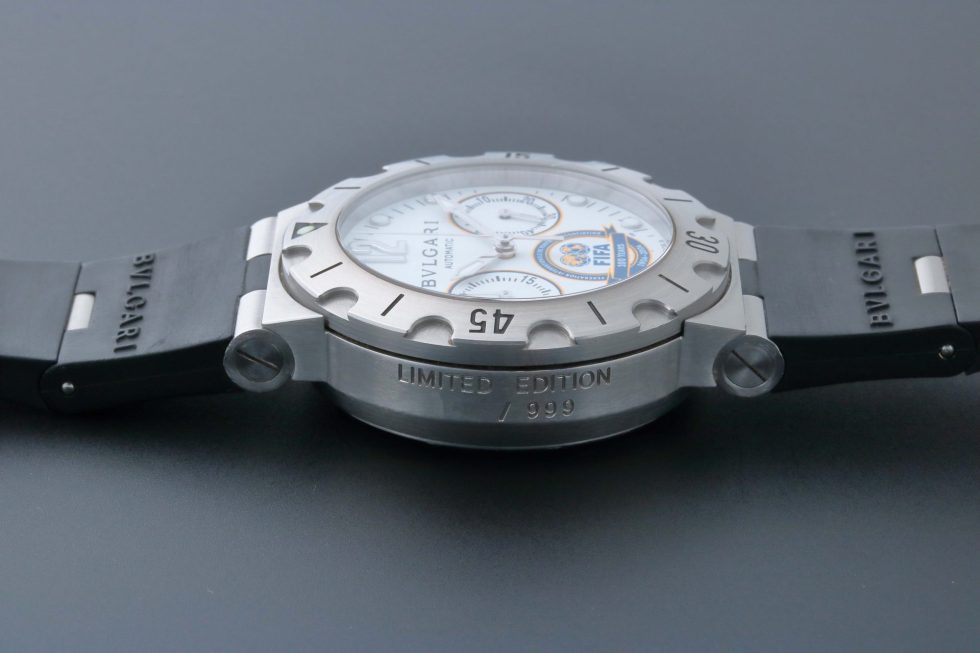Lot #14128 – Bvlgari FIFA Scuba Diagono SCB38S Chronograph Watch Limited Edition Bvlgari Bulgari FIFA Chronograph