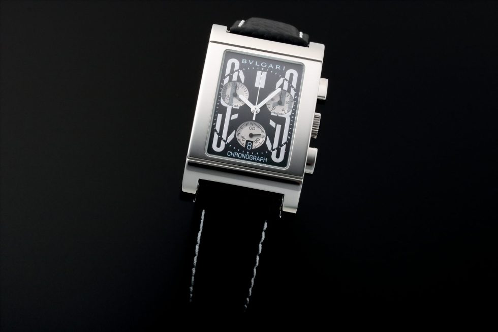 Bvlgari RTC49S Rettangolo Chronograph Watch – Baer & Bosch Watch Auctions