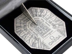 Lot #14700 – Rare Omega Watch Desk Horologium Sundial Display Rarities Omega