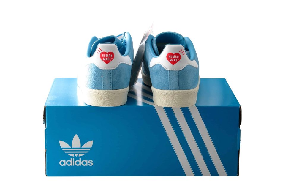 Lot #13583 – Adidas Campus Human Made Blue Sneakers Size US 10 Shoes Clothes & Shoes Adidas Campus