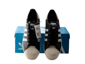 Lot #14297 – Adidas Superstar 80s Human Made Black Sneakers Size US 10.5 Shoes Clothes & Shoes Adidas Superstar 80s