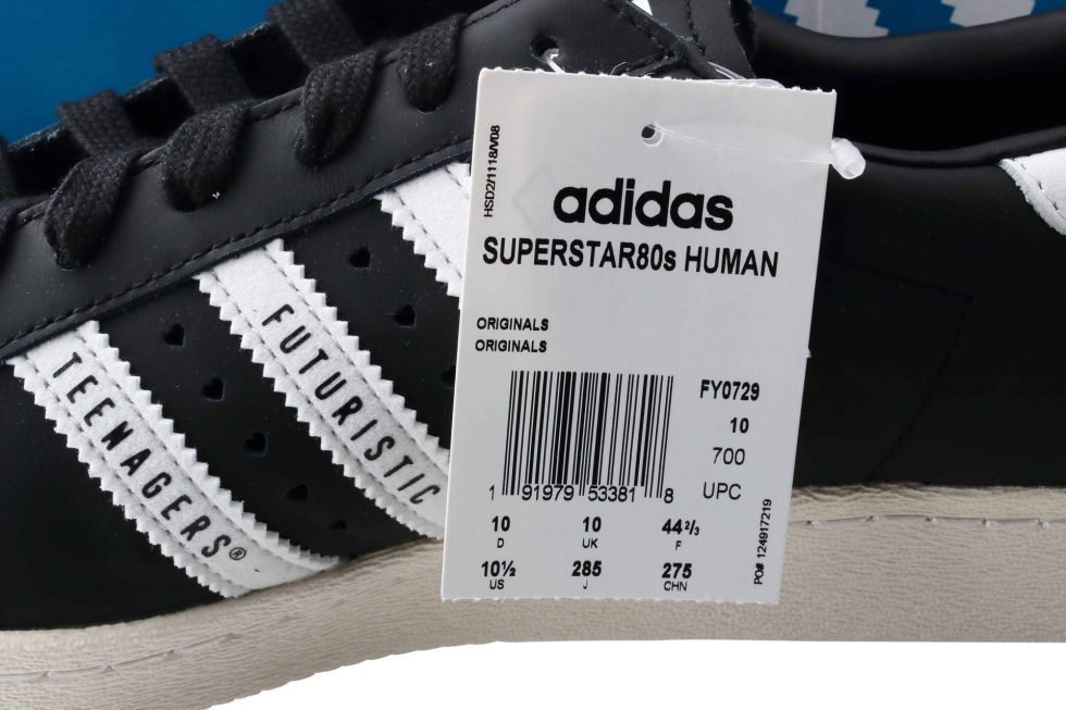 Adidas x Human Made Superstar 80s Sneaker Black US 10.5 – Baer & Bosch Auctions