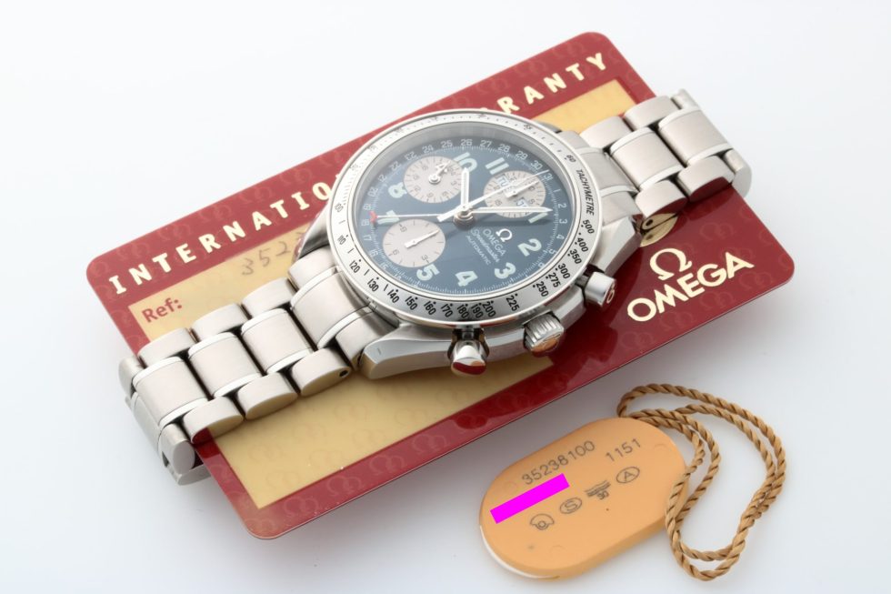 Lot #14753 – Omega Speedmaster Triple Calendar Watch 3523.81 Japan Market 3523.81 Omega 3523.81