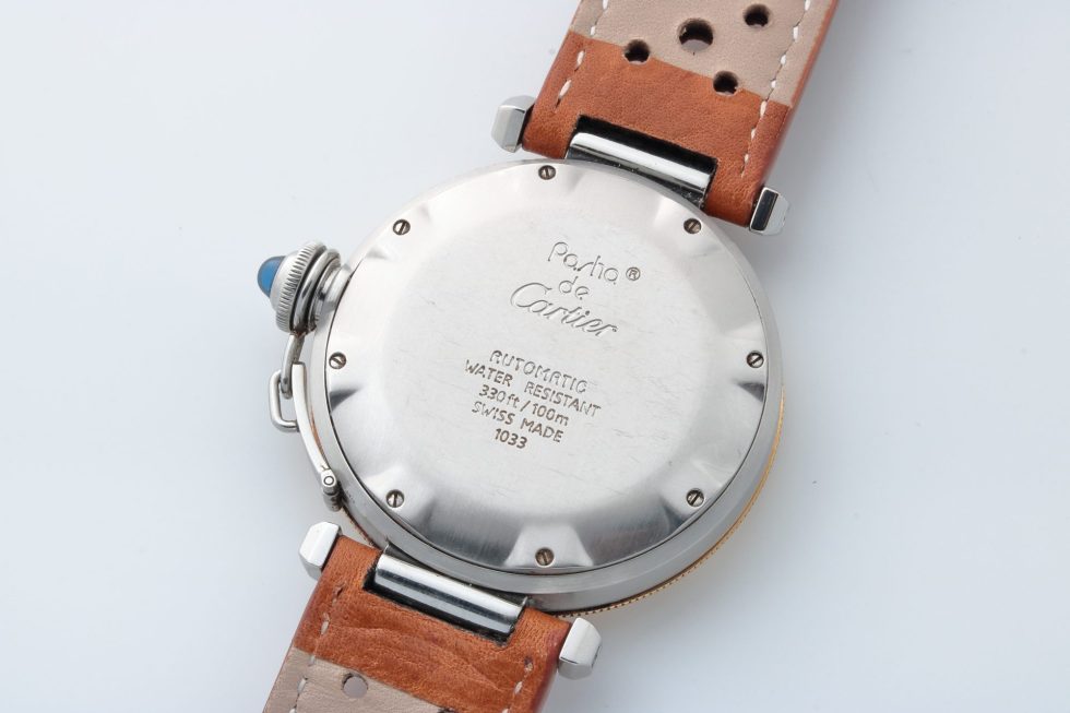 Lot #14722 – Cartier Pasha 38mm Tutone Watch 1033 Power Reserve Automatic 1033 Cartier 1033