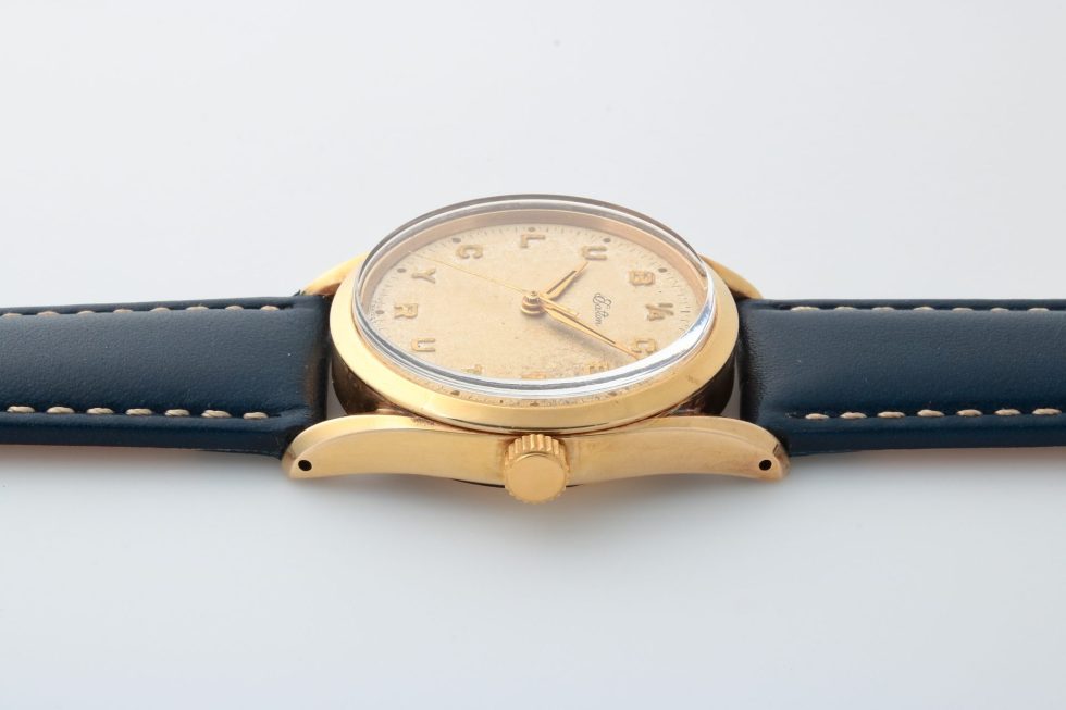 Lot #14732 – 14k Yellow Gold Rolex Eaton 1/4 Century 5590 Watch Bombay 1011 14K Yellow Gold Rolex