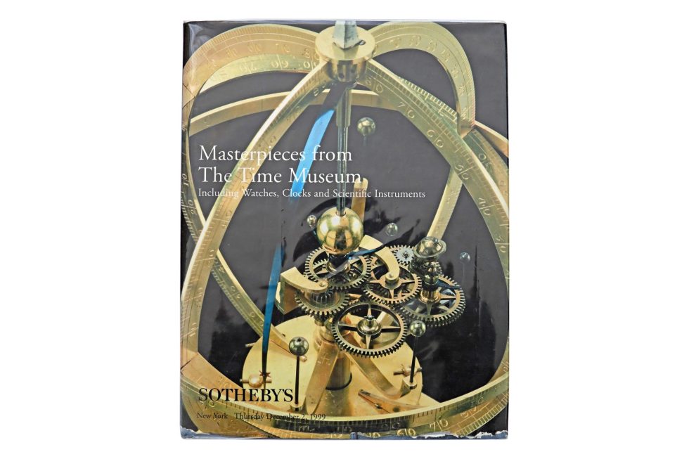 Lot #14801 – Masterpieces from the Time Museum Sothebys Auction Catalog Collector's Bookshelf Masterpieces from the Time Museum Catalog