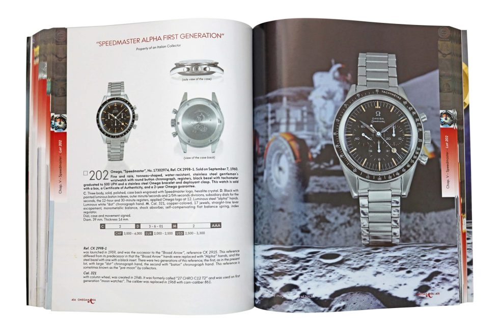 Lot #14804 – Omega Mania Watch Auction Catalog Antiquorum Collector's Bookshelf Omega Mania