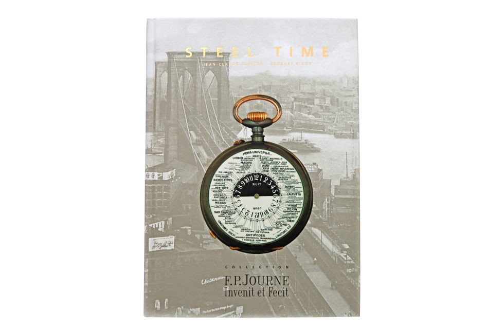 Lot #14808 – Steel Time F.P. Journe Collection Book By by Jean-Claude Sabrier and Georges Rigot Collector's Bookshelf FP Journe Book