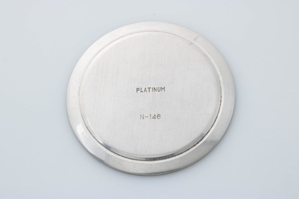 Lot #14730 – Rare Platinum Ulysse Nardin N146 Date Watch Automatic N-146 Platinum Ulysse Nardin