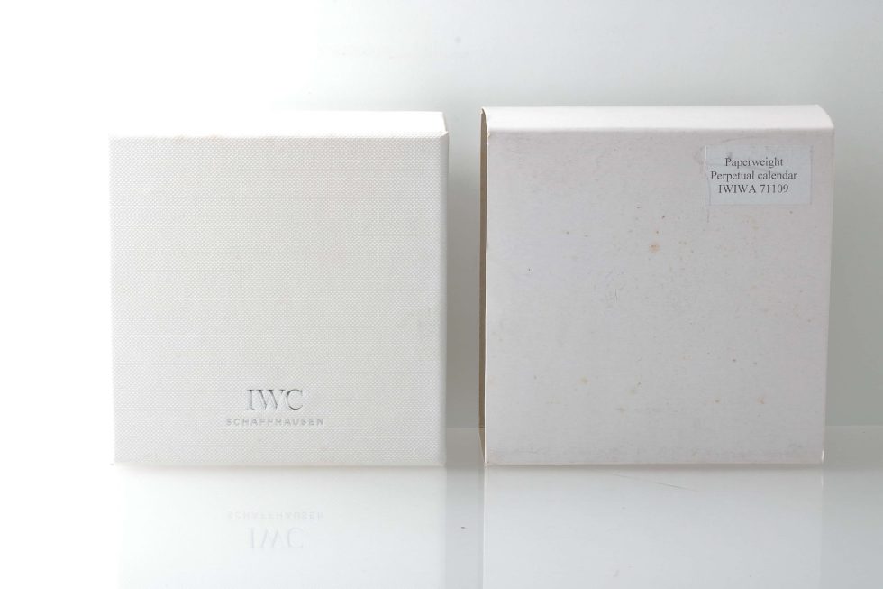 Lot #14757 – Rare IWC Portugieser Perpetual Calendar Paperweight IWIWA 71109 Rarities IWC Perpetual Calendar Paperweight