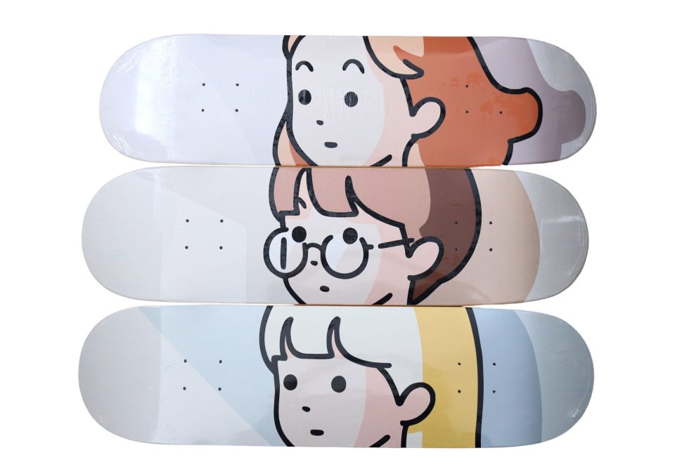 Lot #15259 – Yutanpo Shirane In The Light Skateboard Set Skateboard Decks Yutanpo Shirane