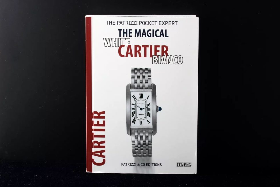 Lot #14830 – RARE Magical White Cartier Bianco by Osvaldo Patrizzi Watch Guide Reference Book Cartier Cartier Book