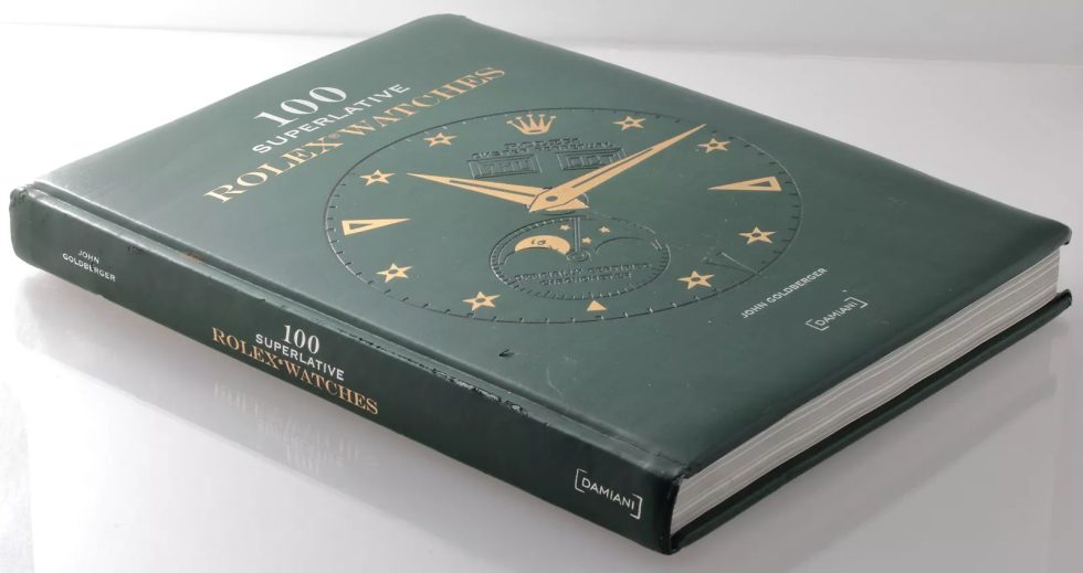 Lot #14834 – Rare 100 Superlative Rolex Watches Book by John Goldberger Collector's Bookshelf John Goldberger