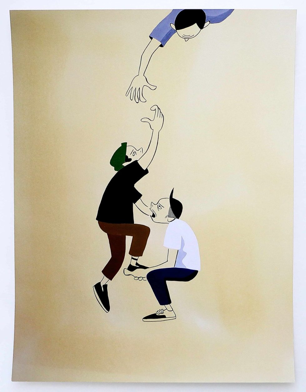 Lot #14946 – Yusuke Hanai Get Together and We Could Go Higher Print Art Giclee Print