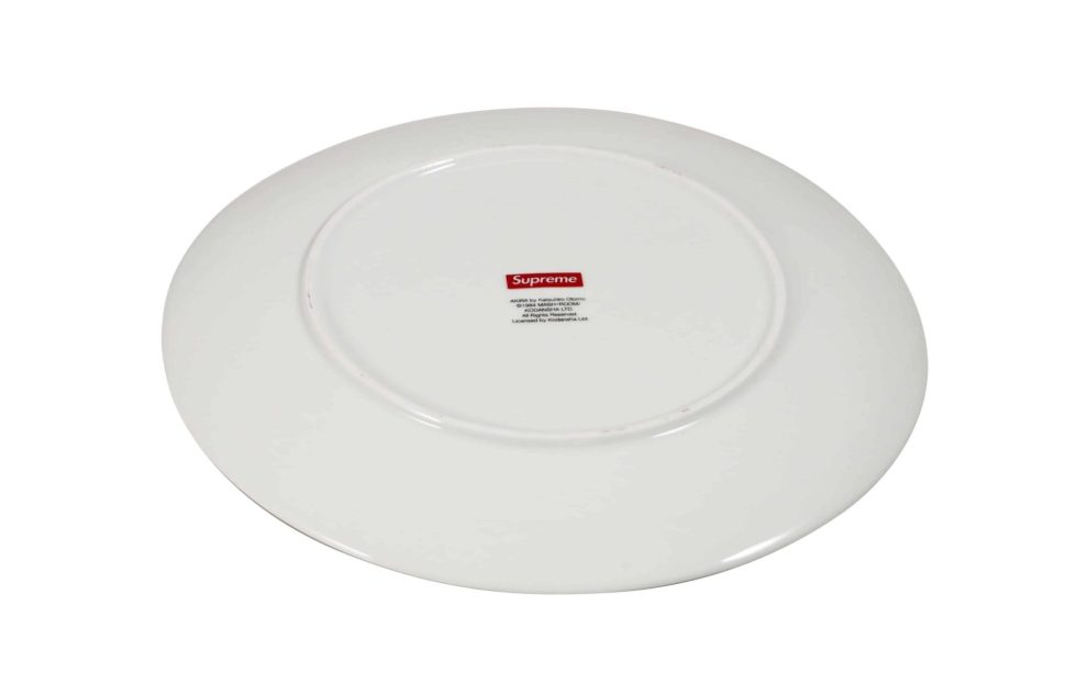 Lot #15026 – Supreme x AKIRA Pill Ceramic Plate White Rarities AKIRA