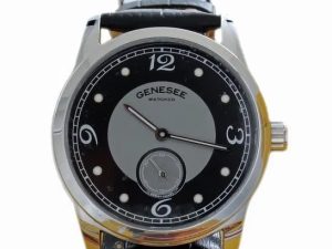 Lot #14763b – Stainless Steel Genesee Watch Co Wristwatch Genesee Watch Co Genesee Watch Co