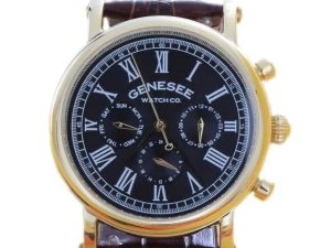 Lot #14774a – Gold Tone Genesee Watch Co Wristwatch Genesee Watch Co Genesee Watch Co