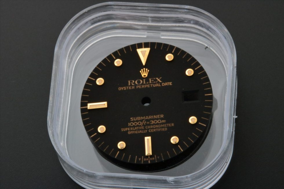 Lot #14857e – Rolex Submariner T Swiss T Nipple Watch Dial 16808 16808 Rolex 16808 Dial