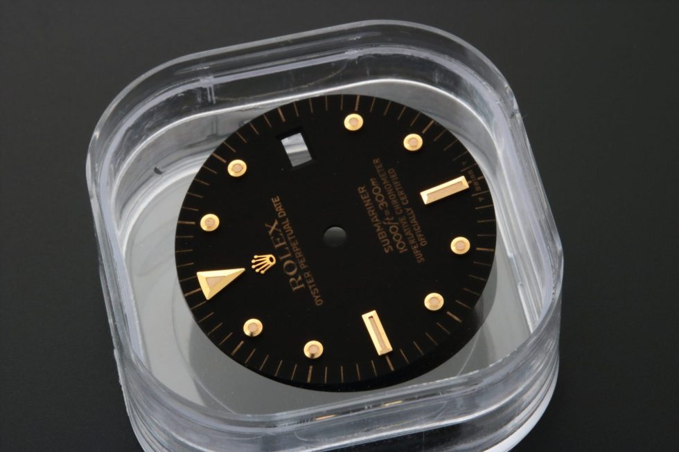 Lot #14857e – Rolex Submariner T Swiss T Nipple Watch Dial 16808 16808 Rolex 16808 Dial