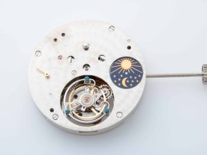 Lot #14873 – Tourbillon Watch Movement #3341 AM/PM 24HR Manual Wind Tourbillon Movements Tourbillon Movement